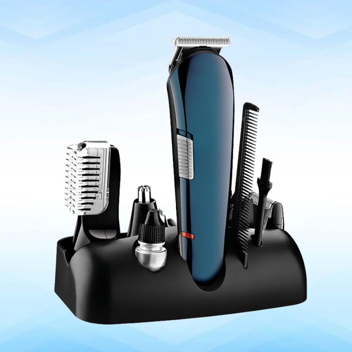 Recortador Recargable de Vello Nasal de Acero Inoxidable para Hombres | Cortapelos Nariz Hombre Recargable, Cuchillas Precisas, Uso Eléctrico para Recorte Preciso