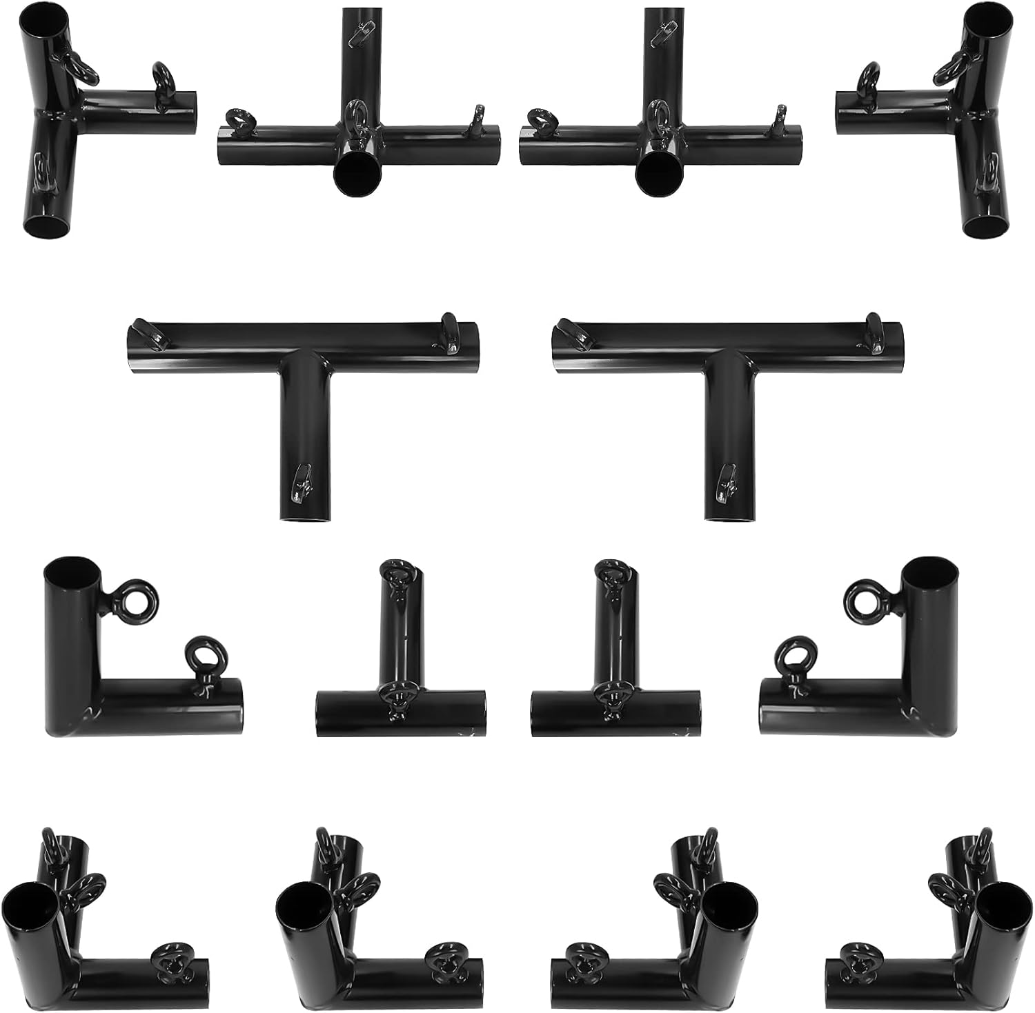 Aoneky 2 in Golf Frame Corner Kit for 10x10x20ft Practice Golf Cage Net