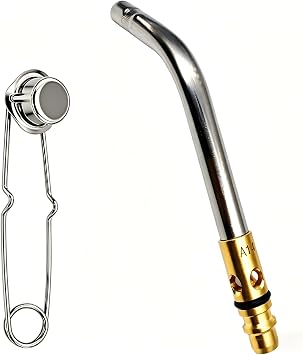 0386-0105 A-14 1/2" Torch Tips/Air Acetylene Tip for G-4 or PLF-A5 Handles | Turbo torch tip silver braze 1 to 2", air acetylene,manual lighting, quick connect,removable orifice screw with flint striker