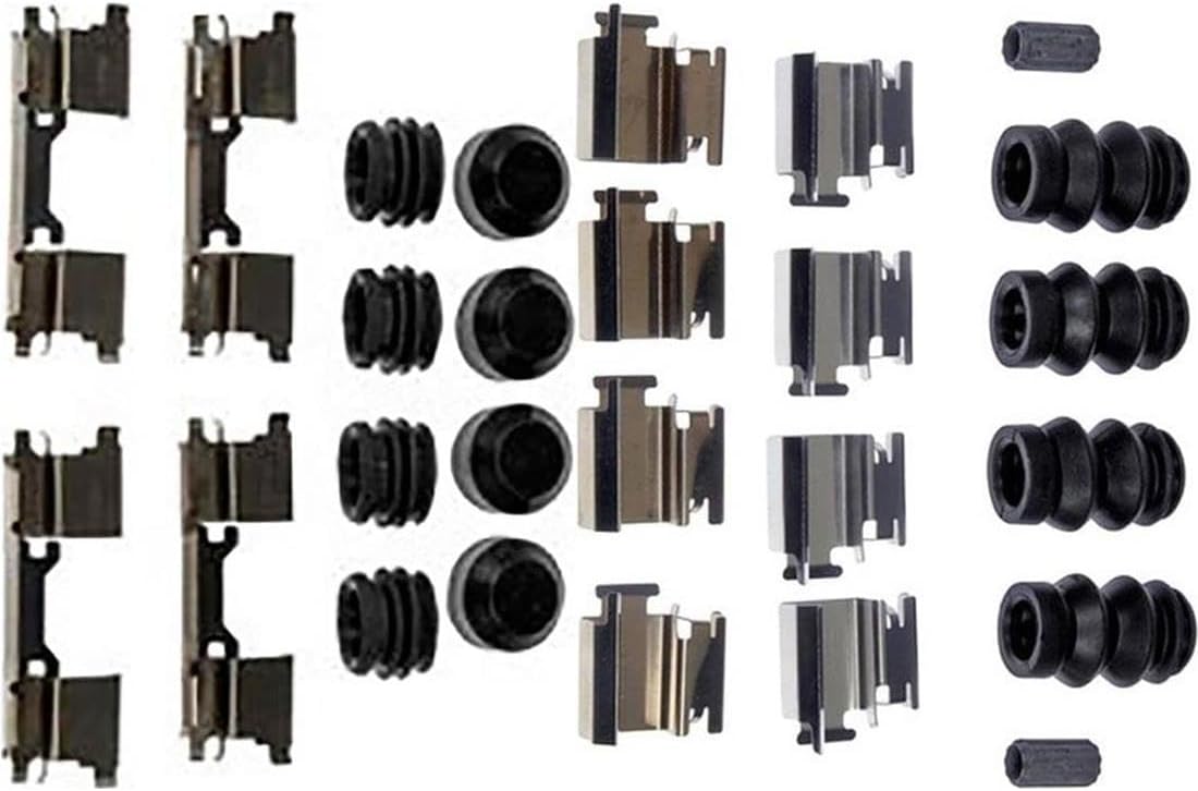 Hardware Kit, 2PCs Front Rear Disc Brake Hardware Kit Automotive Replacement fits Freightliner Sprinter 2500 2007-2015 3.0L V6, fits Mercedes-Benz Sprinter 2500 2014 2015 2016 2017 2.1L l4