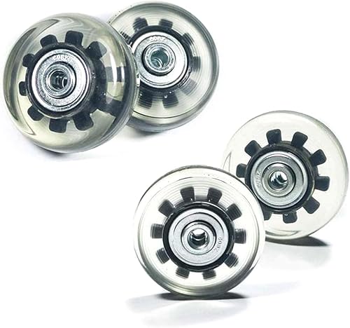 Miniatura 10 de LOTOWELZON Juego de 4 ruedas de repuesto de equipaje de 1.969 in con rodamientos de 0.24 pulgadas ABEC 608zz para maletas y patinaje en línea al