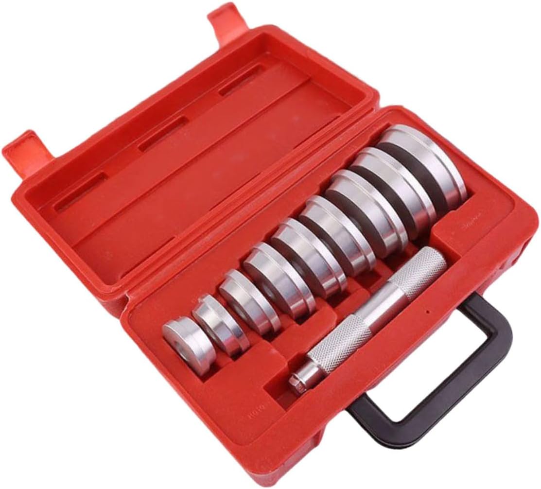 Zerodeko 10 Piece Aluminum Bearing Tool Set for Seal Driver Installer