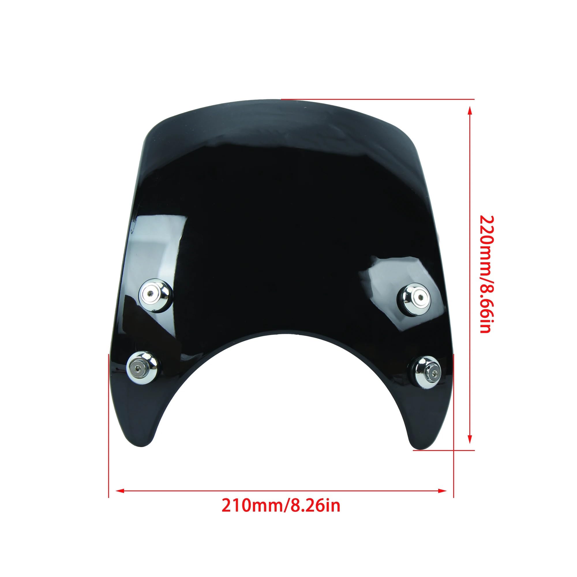 Przednia szyba motocyklowa Pasuje do Harley Sportster XL883 1200