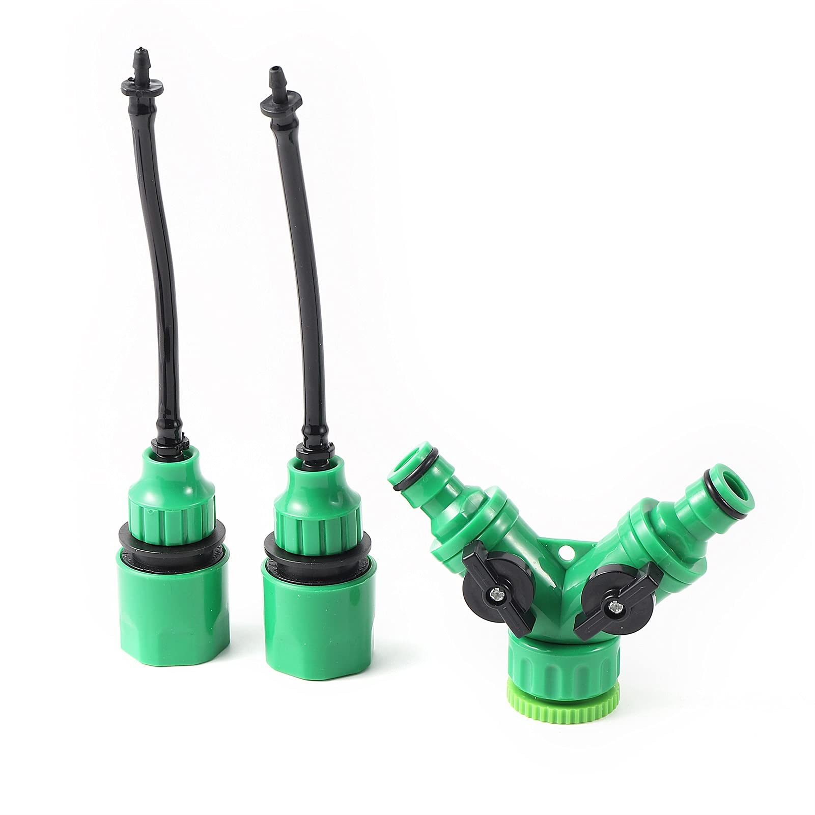 Adaptateur de connecteur de tuyau 3/5 mm et répartiteur eau pour tuyau irrigation 1/8