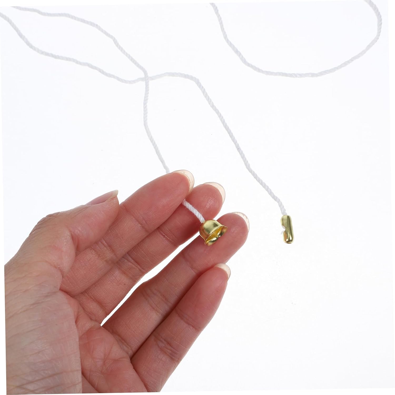10pcs Ceiling Fan Pull Chain Extension Cotton Cord 1 Meter Length Light Switch Pull String Handle for Ceiling Light and Fan Accessories