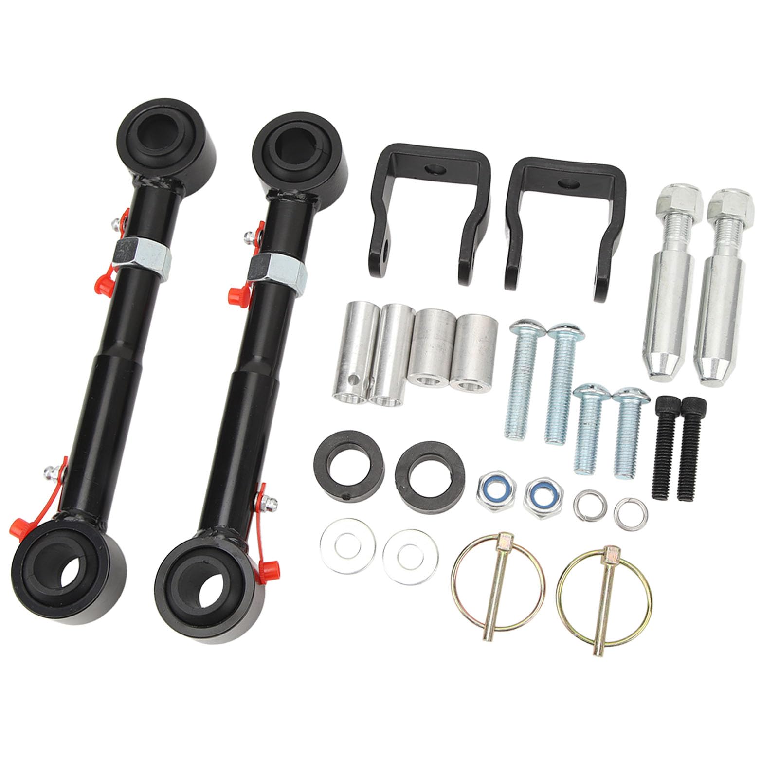 Einstellbarer Front-Swaybar-Trennung, Schnelleres System für TJ JKS 1997-2006. Körperlifte Passen Sich von 2,5 Zoll auf 6 Zoll ein. Edelstahl mit Hoher Festigkeit, Einfach