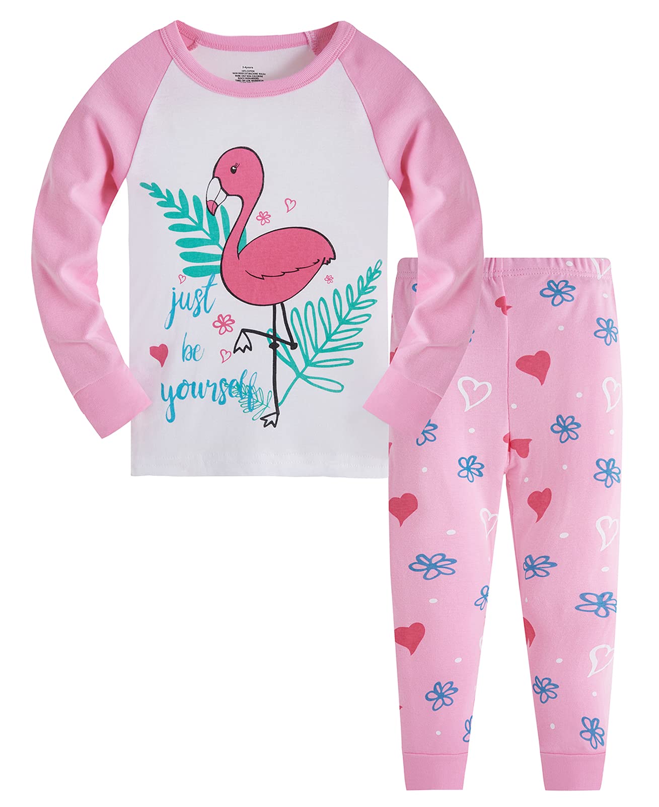 TEDD Girls Christmas Pyjamas Set Toddler Clothes Sleepwear Animal Printed Nightwear Winter Long Sleeve Pjs 2 Piece Outfit Xmas Gift for Kids — view 27