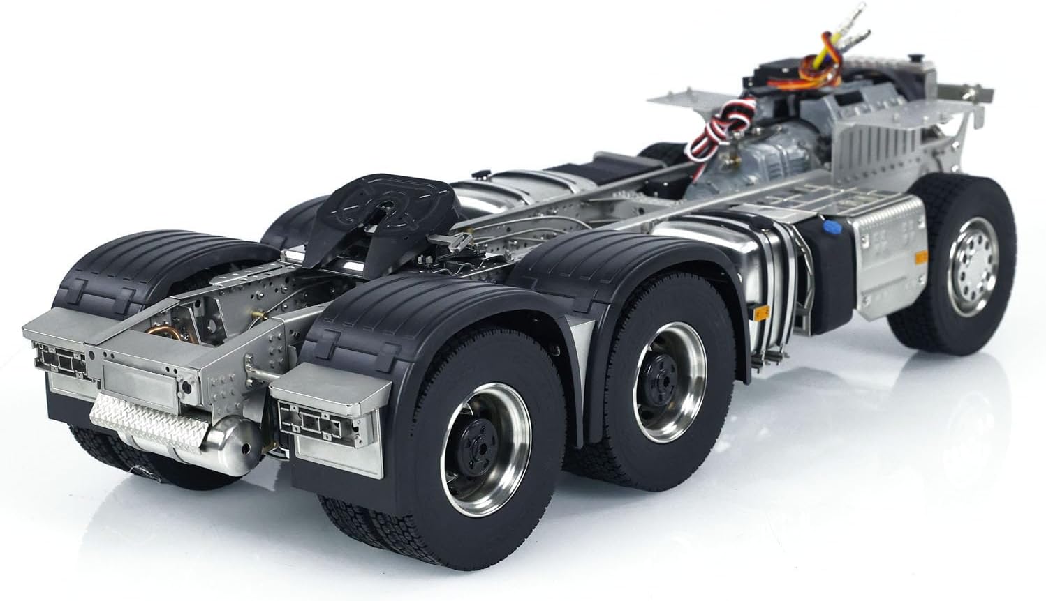 TOUCAN RC HOBBY 1/14 Metal Chassis 6X6 3-Speed Gearbox for RC Tractor Truck Fh16 Car Model Parts