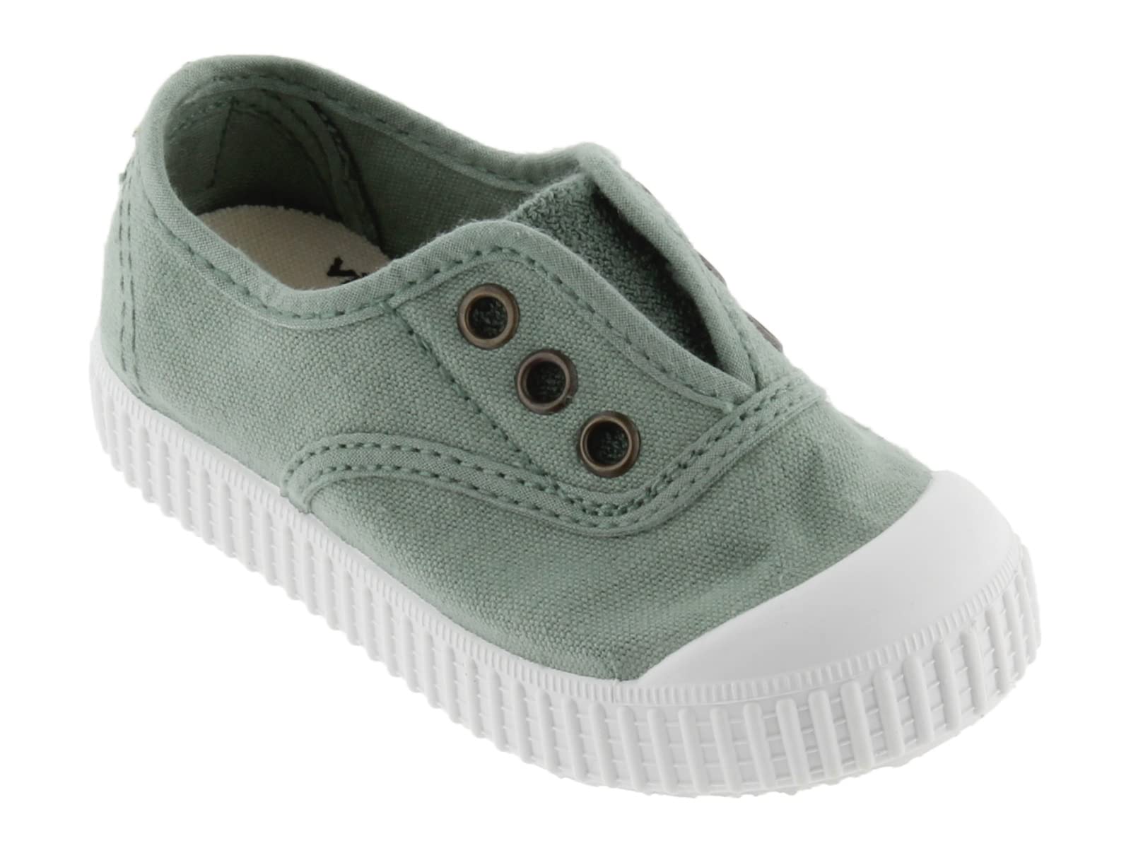 Victoria Zapatillas Unisex 1915 Lona Tintada DREC Elástico Central Refuerzo Puntera para Niños