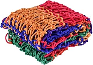GEIRONV 3m Garden Decoration Net, Stair Railing Child Protection Net Balcony Protection Net Construction Site Isolation Rope Protection Rope Net (Color : 4mm Rope, Size : 12 cm mesh)