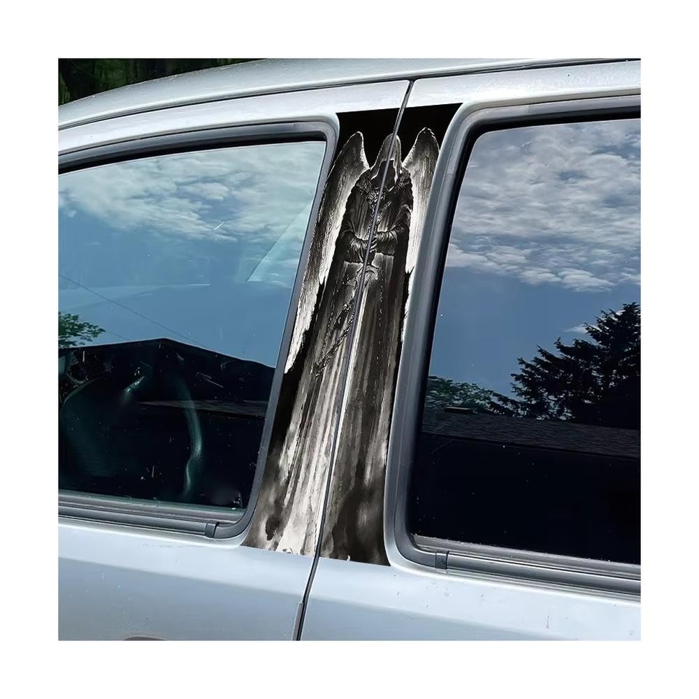 Automotive B-Pillar Film Angelic Swordsman Glossy Material Protective