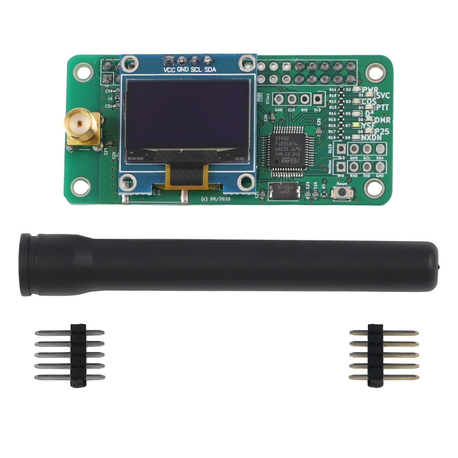 VHF/UHF-MMDVM przekaźnik hotspot obsługa P25 D-Star radiotelefon do bramy hotspot + antena S Pi-Star PCB przekaźnik MMDVM