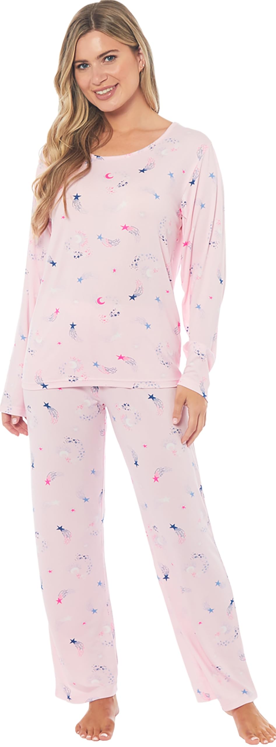 KATE MORGAN Ladies lightweight cosy pyjamas | Womens loungewear sets pjs | Nightwear Sleep...