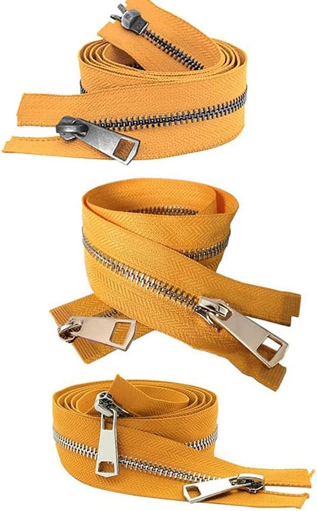 Reißverschluss 5# Bunter Metallreißverschluss mit offenem Ende, 2-Wege-Doppelreißverschluss for Nähen von Stoff/Tasche/Kleidung/Tasche/DIY-Handwerk (Farbe: Rot, Größe: 80 cm_GUNBLACK ZIPPER) ( Color :