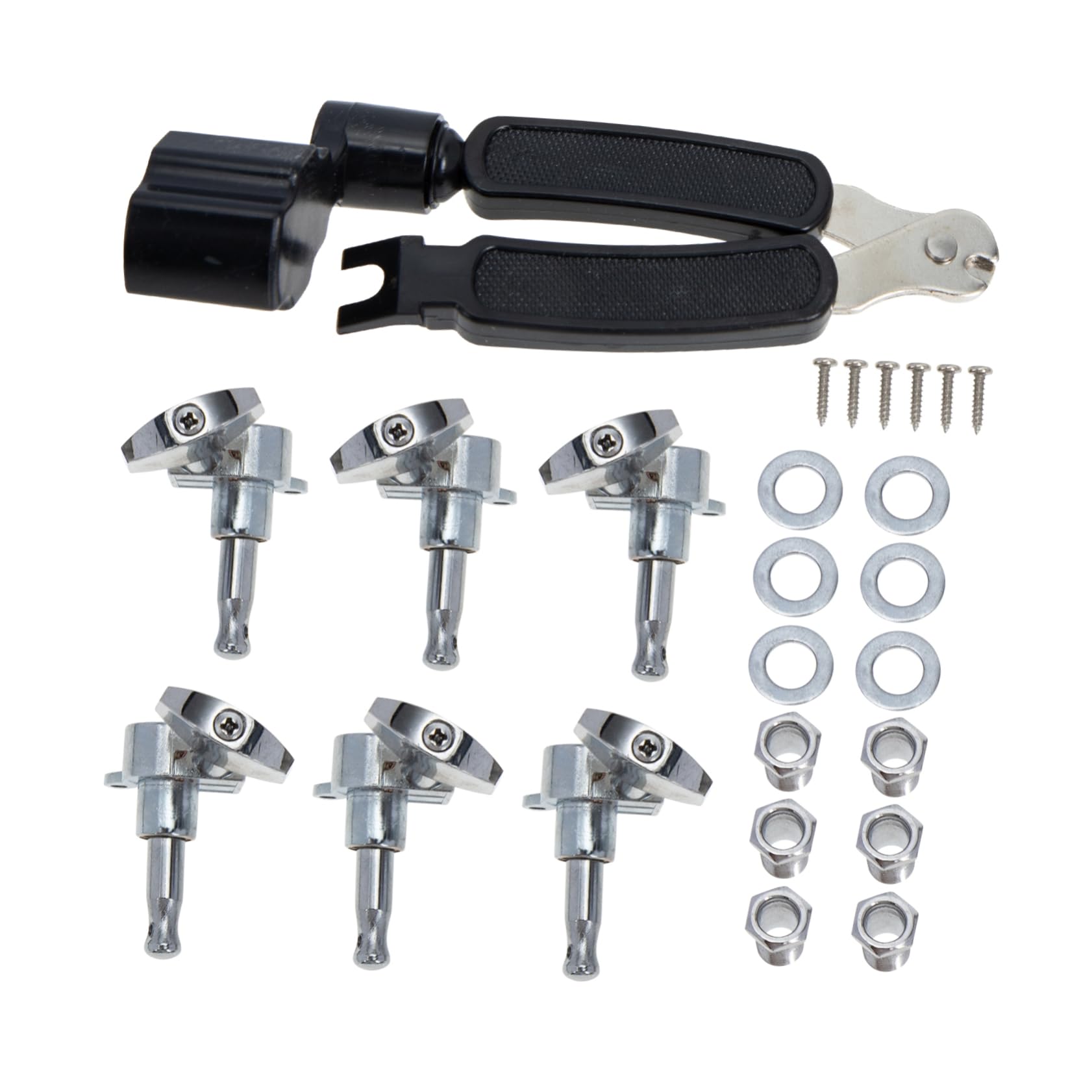 BESTonZON Guitar String Winders Full-enclosed Guitar String Winder for Electric Guitars and Ukuleles Quick Maintenance Tool