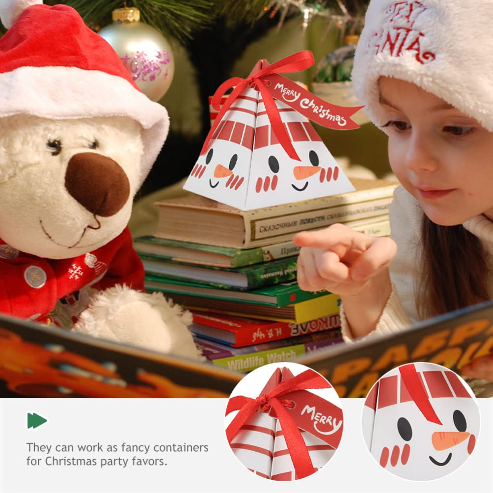Gadpiparty 50pezzi Scatole Regalo Natale Pz Scatole per Caramelle Forniture per Decorazioni Natalizie per Feste e Party per Conservare Biscotti e Dolcetti