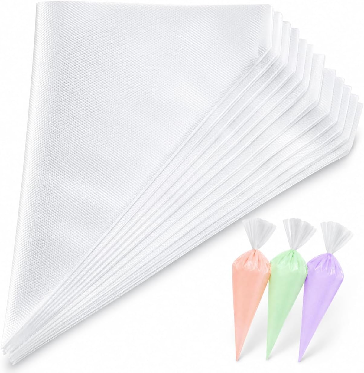 Piping Bags, Pastry Bags 100PCS 12 Inch, Disposable Icing Piping Bags