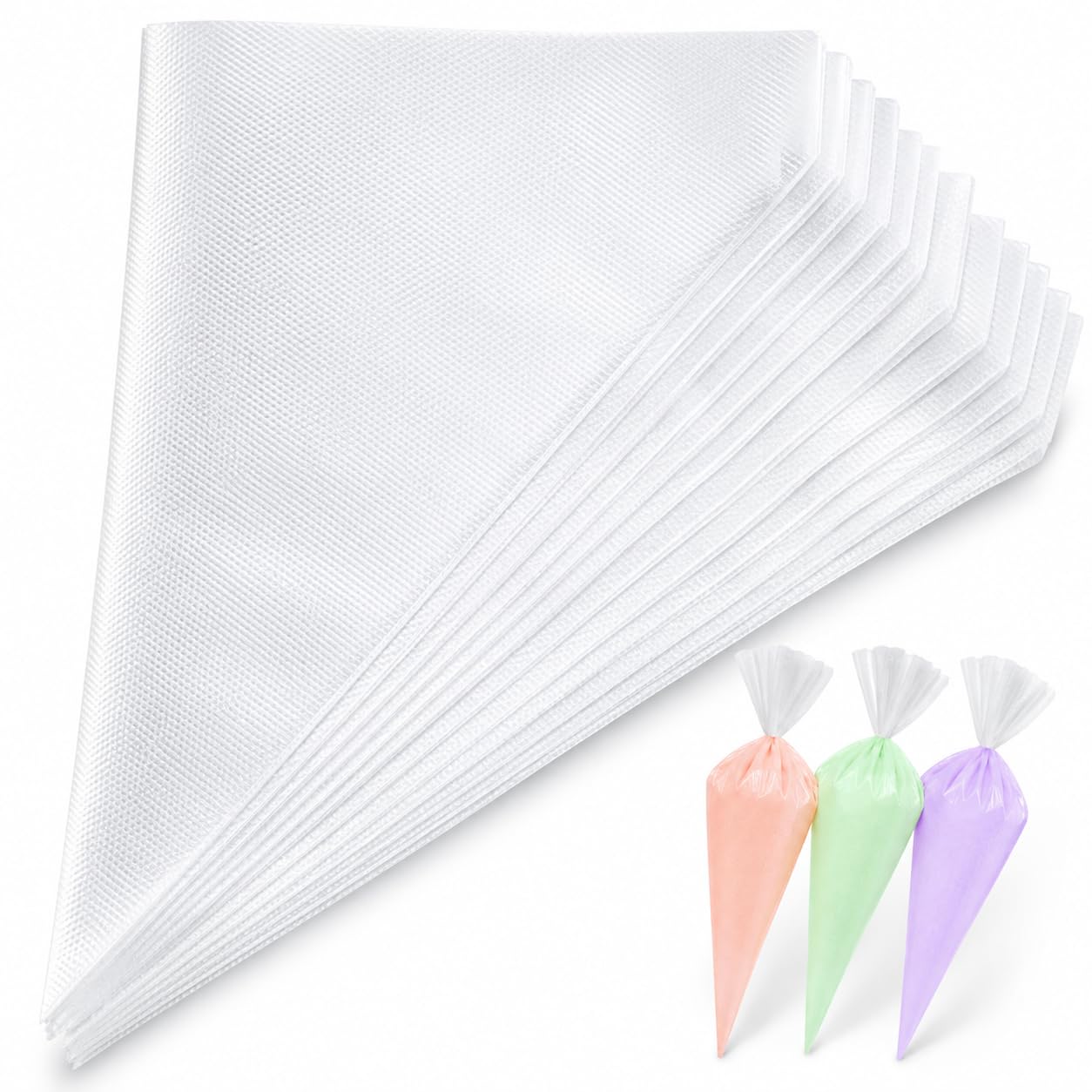 Piping Bags, Pastry Bags 100PCS 12 Inch, Disposable Icing Piping Bags
