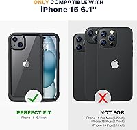 Vista 7 de Diaclara - Funda resistente de cuerpo completo con protector de pantalla sensible al tacto y antiarañazos, con protector de lente de cámara