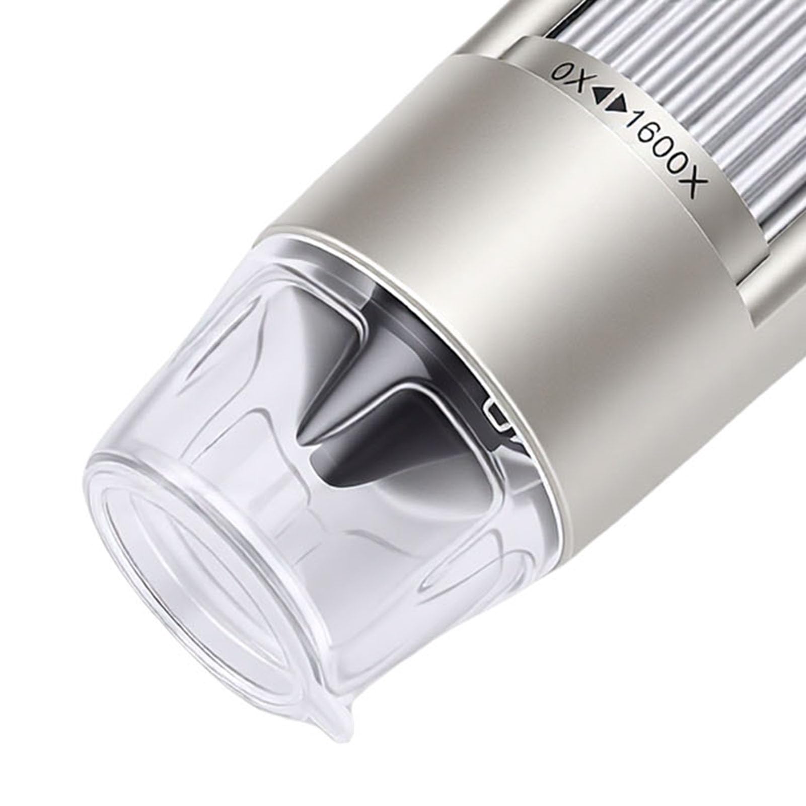 Microscopio Digitale Wireless, Ingrandimento 0-1600X | Microscopio portatile palmare, dotato di 8 luci LED regolabili, si collega a smartphone e tablet