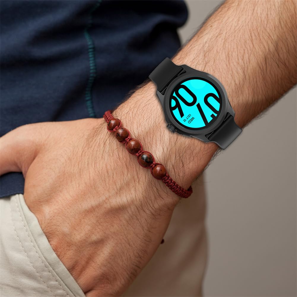 24MM Cinturini Compatibili con Ticwatch pro 5 Cinturino Sport Cinturino in Silicone Cinturini di Ricambio per iTOUCH AIR3