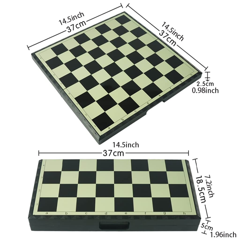 Zestaw Szachów Plastikowy zestaw szachy z składaną szachownicą, i przechowywanie boxchess Set deska Na Gra Gier Rodziną