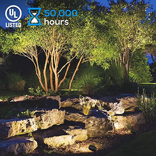 Leonlite 30W Led Bullet Flood Light, 4000Lm 3000K Warm White, 22°Focused Flag Pole Light With Knuckle Mount, Weatherproof, 120-277V Commercial Landscape Light, Ul-Listed #TOP2