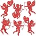 12 Pieces Cupid Cutouts Printed Cupid Paper Cutout Cupid Shaped Decorations for Valentine's Day Wedding Party Supplies