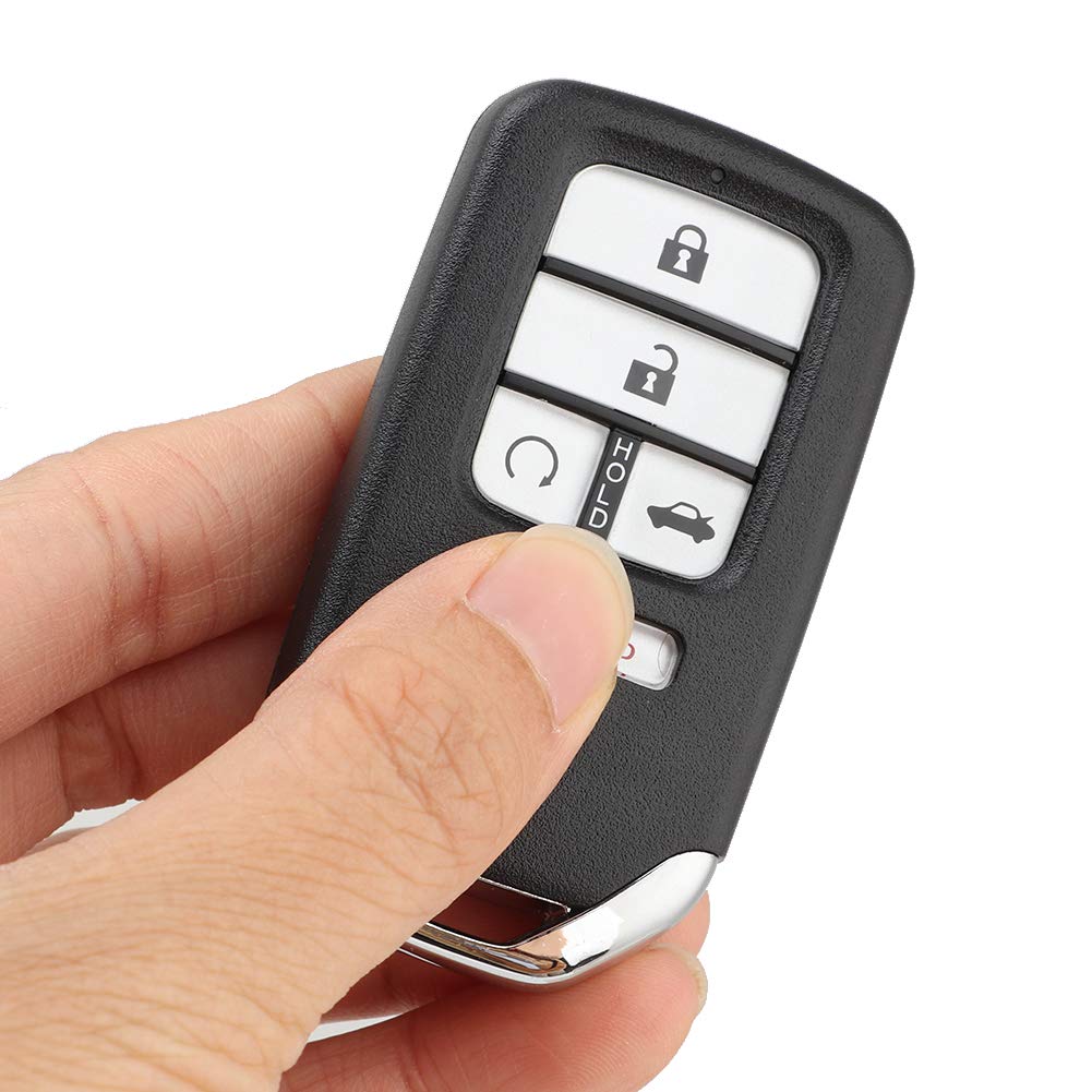 Mando a Distancia de Entrada sin Llave, Llavero de Coche de 4 Botones, 433MHz, 47 Chips, arrancador de Coche Remoto, Compatible con 2016-2018, KR5V2X