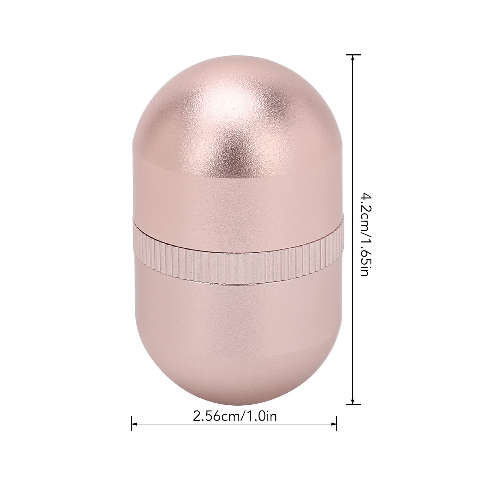 Pochłaniający Sebum Roller do Twarzy w Kompaktowym Różowym Kolorze z Kamieniami Wulkanicznymi do Pielęgnacji Skóry Tłustej w Podróży