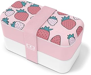 monbento - Bento Box Adult MB Original graphic Strawberry - 2 Leakproof ...