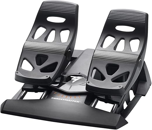 Thrustmaster TFRP Rudder/Pedals | Flight Game Controller | Joystick | PC/PS4
