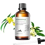 Pure Osmanthus Essential Oil, Mumianhua Natural Floral Oil for Bedroom Ambiance & Garden Protection, Aromatherapy for Evening Luxury, Outdoor Elegance, Skin Care & Home Diffuser 3.38 Fl Oz