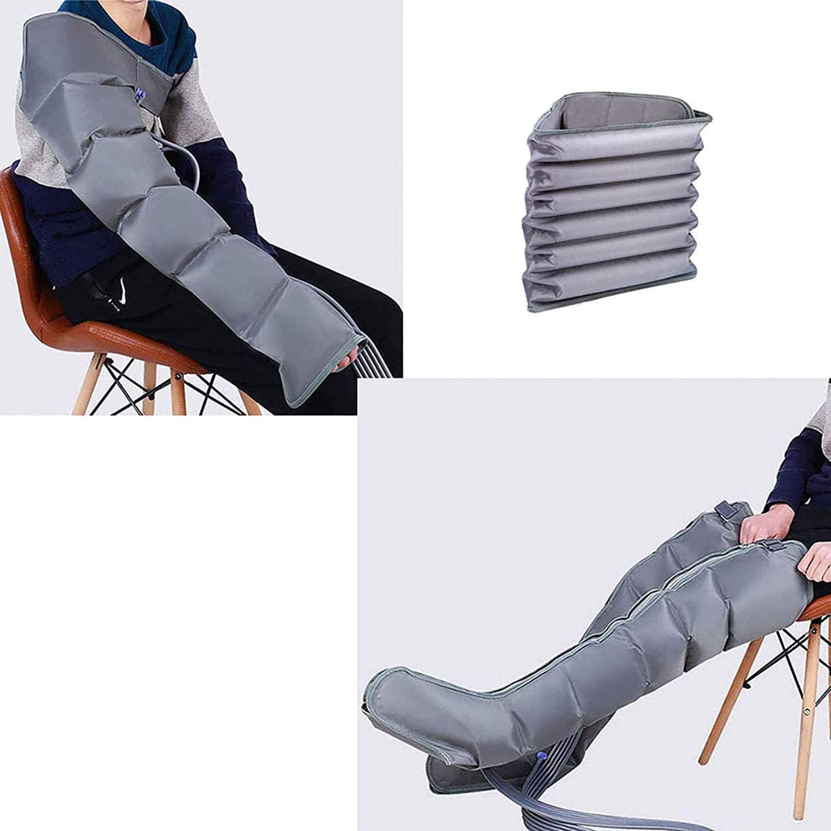 Masażer nóg z kompresją powietrzną Cykl pneumatyczny, maszyna do masażu kompresyjnego stóp Funkcja pomiaru czasu, fizjoterapia rehabilitacyjna, relaksacyjne krążenie krwi