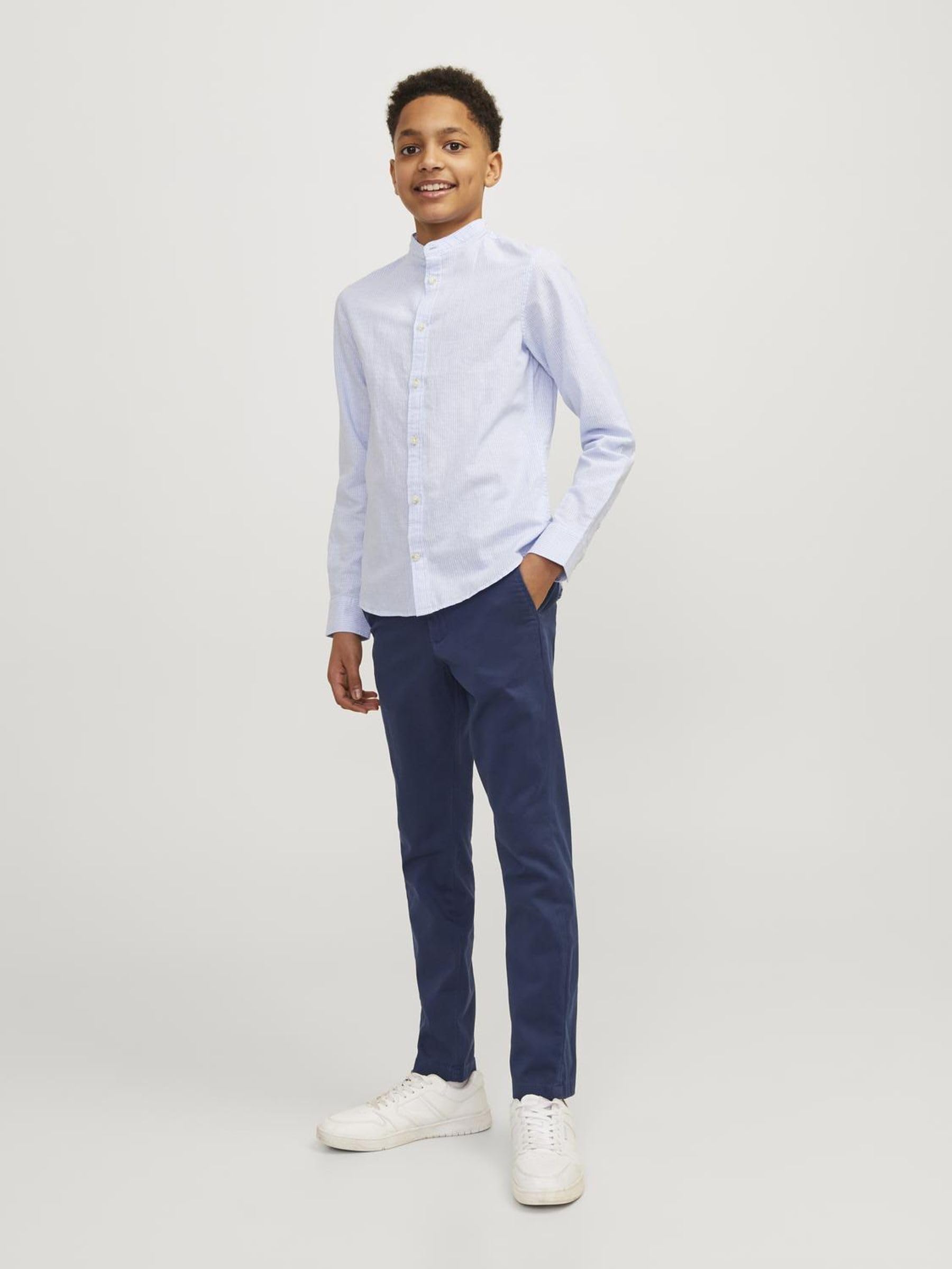 Jack & Jones Jpstmarco Jjbowie Sa Beige Noos JNR - Pantalon - Hose - Garçon