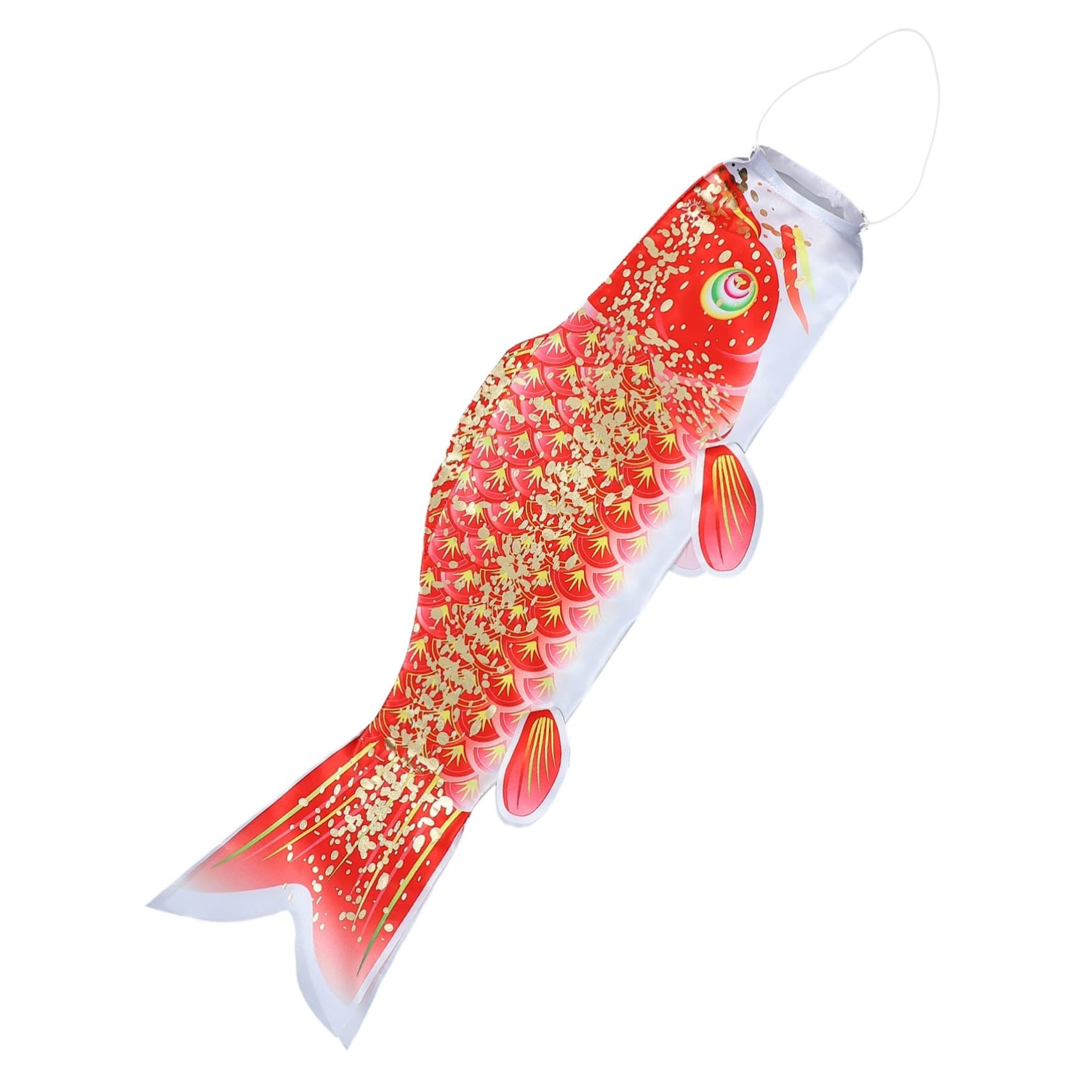 Carpa de seda japonesa colgante ligera y resistente a la humedad para decoración exterior