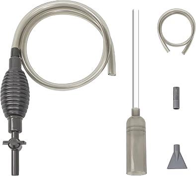 Fish Tank Cleaning Essentials 8.5ft Aquarium Vacuum, Gravel Vacuum, and Siphon Pump for a Spotless Aquarium