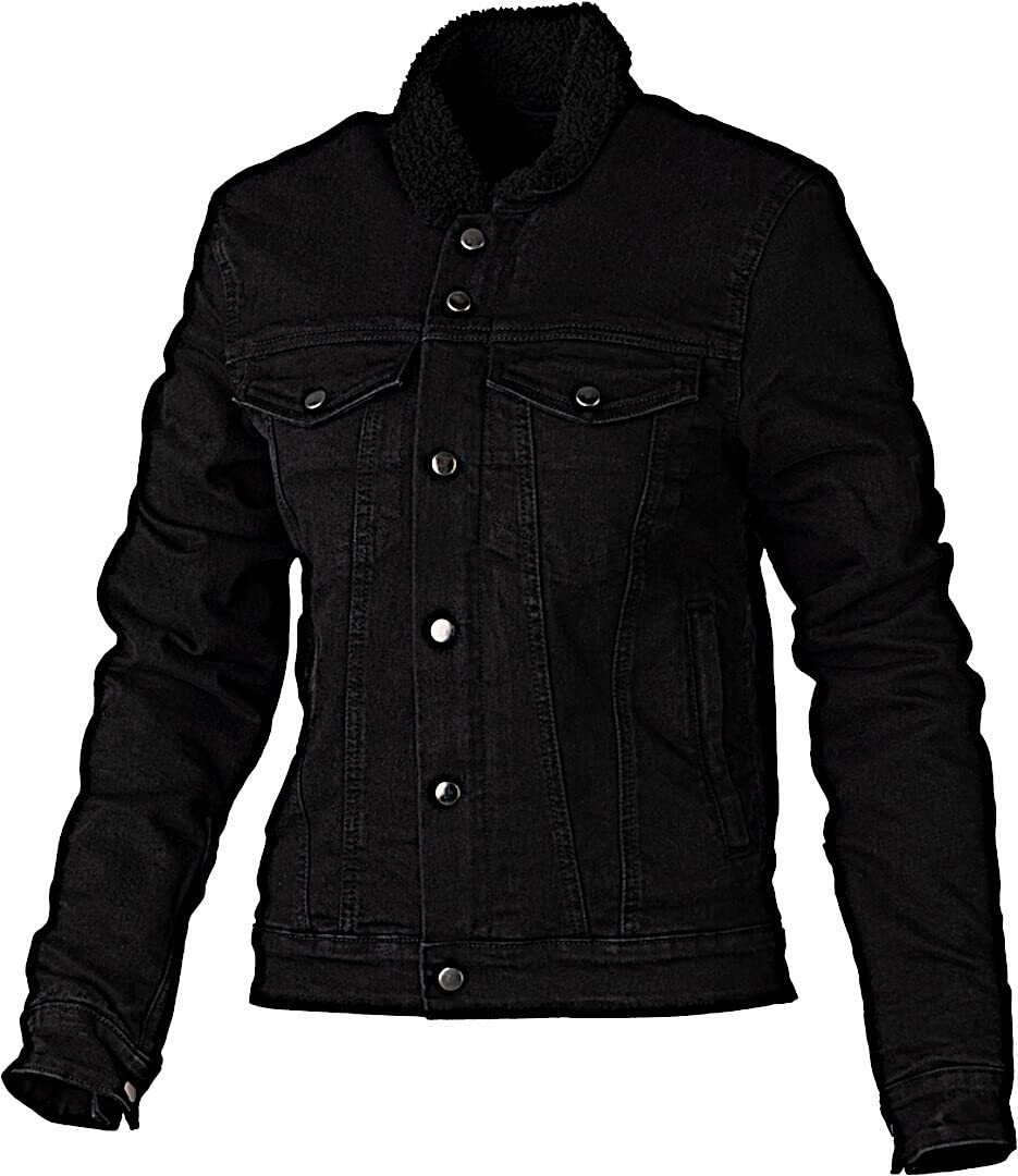 Rst Women's Schwarz X Kevlar® Sherpa Denim Ce Textile Shirt (Black - 12)