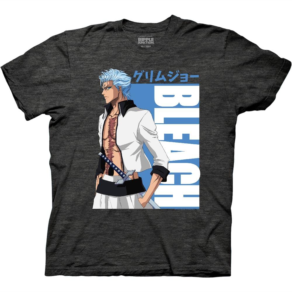 Ripple Junction Bleach Grimmmjow Logo Adult Anime T-Shirt Officially Licensed
