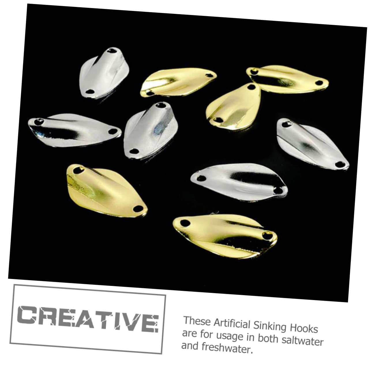BESPORTBLE 5 Set Di Ami Da Pesca Pratici Per La Pesca in Acqua Dolce Ami Affondanti Creativi Esche Finte Per Persici 16 Pezzi * 5