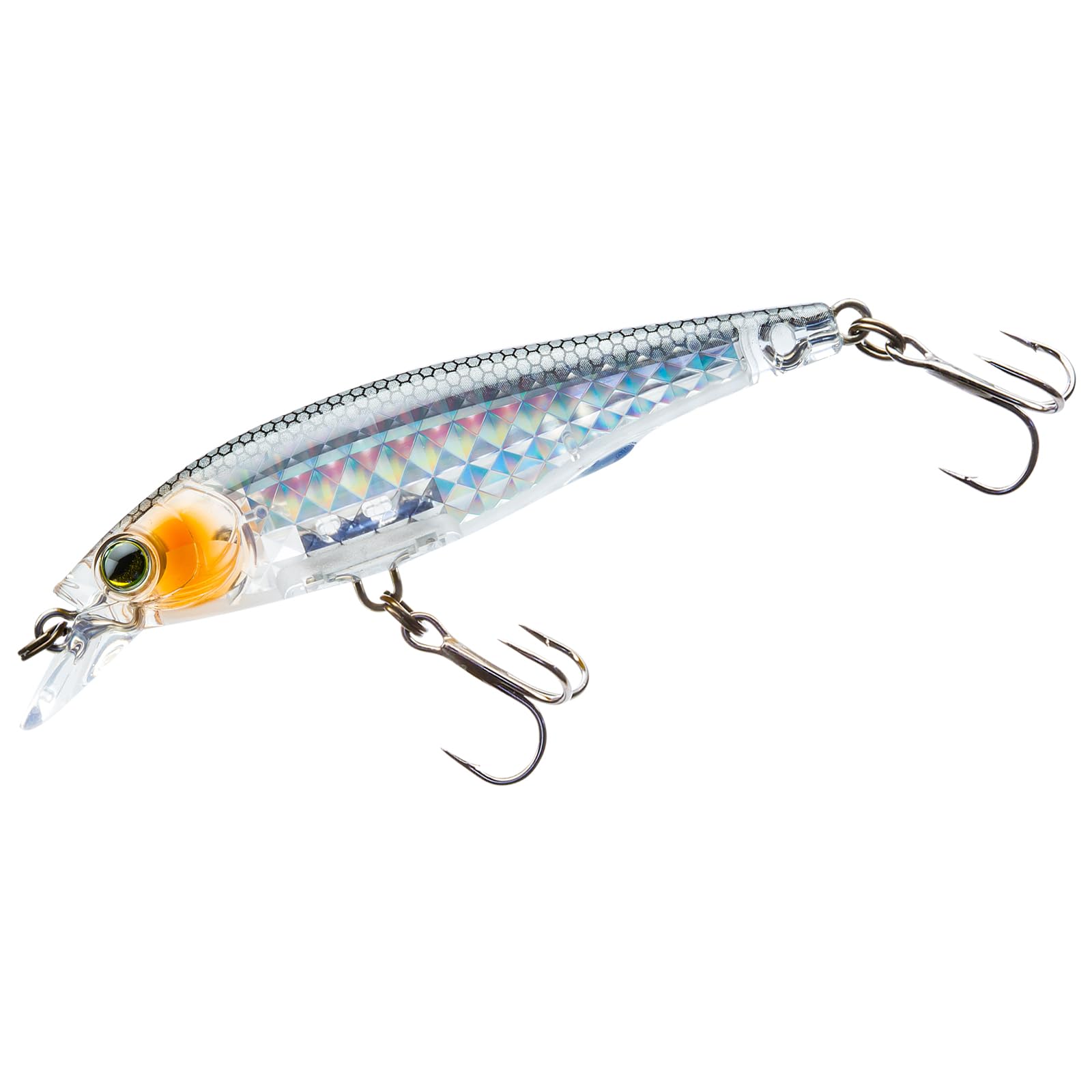 Yo-Zuri R1436-PGSH: 3Dr-X Minnow (F) 80 mm, Prism Ghost Shad