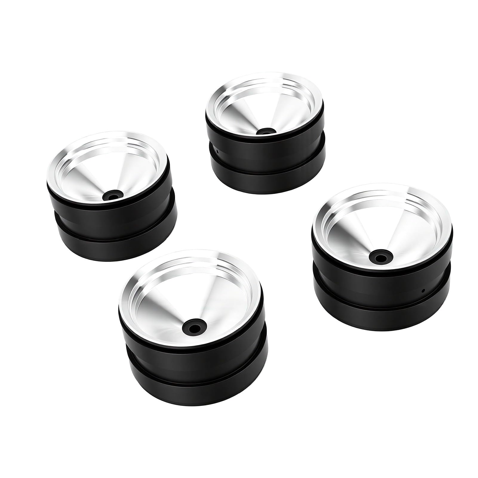 Bujes de Rueda RC de 2,2 Pulgadas 1/10 Aluminio (Black)