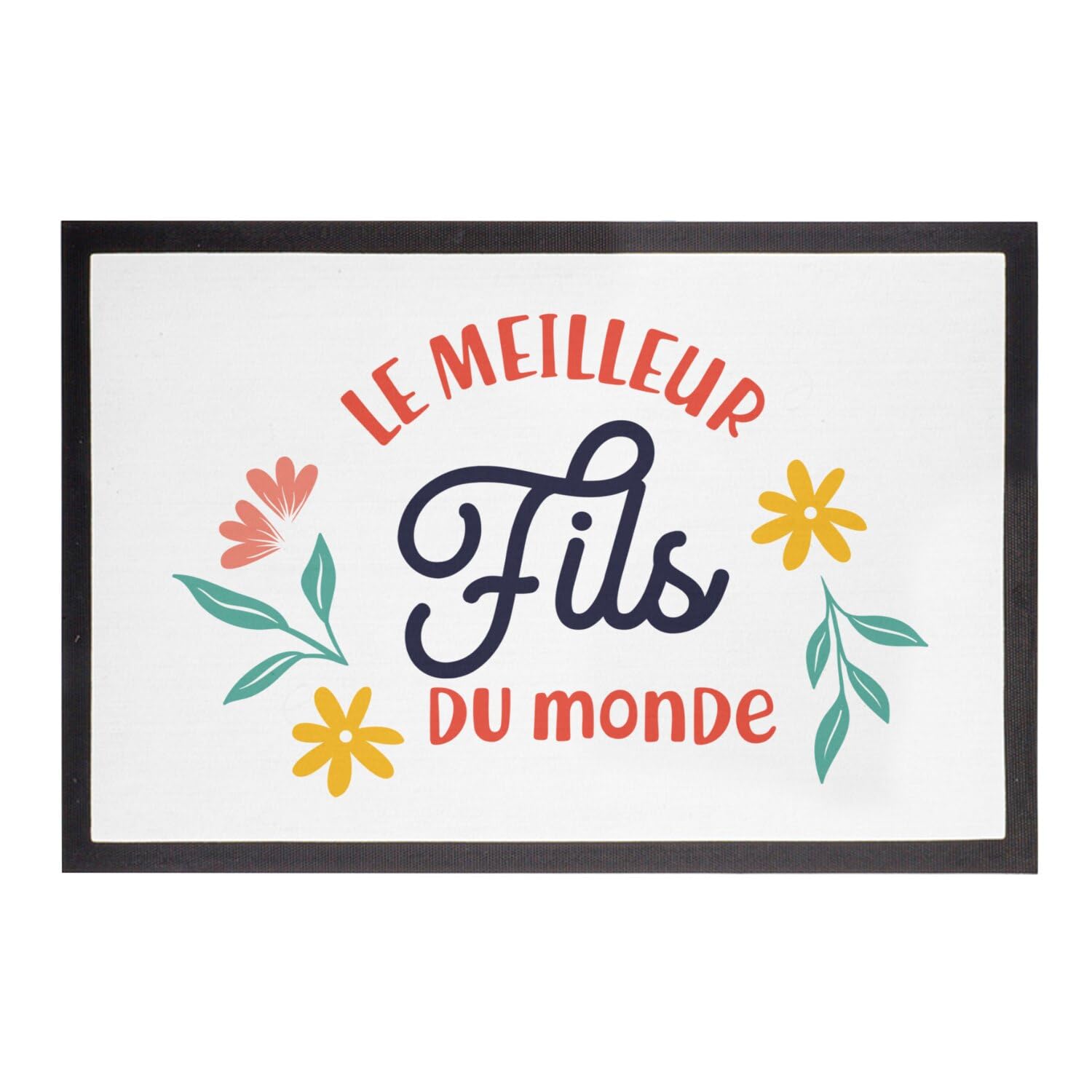 Paillasson Blanc Idée Cadeau Anniversaire pour le Meilleur Fils
