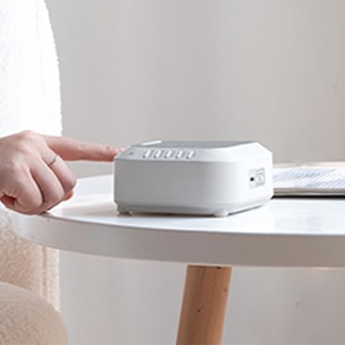 Miniatura 5 de Rechargeable White Noise Machine with Night Light Built in 28 Soothing Sounds Auto Off Timer for Adults and Babies Rechargeable Bedside Sleep Lamp