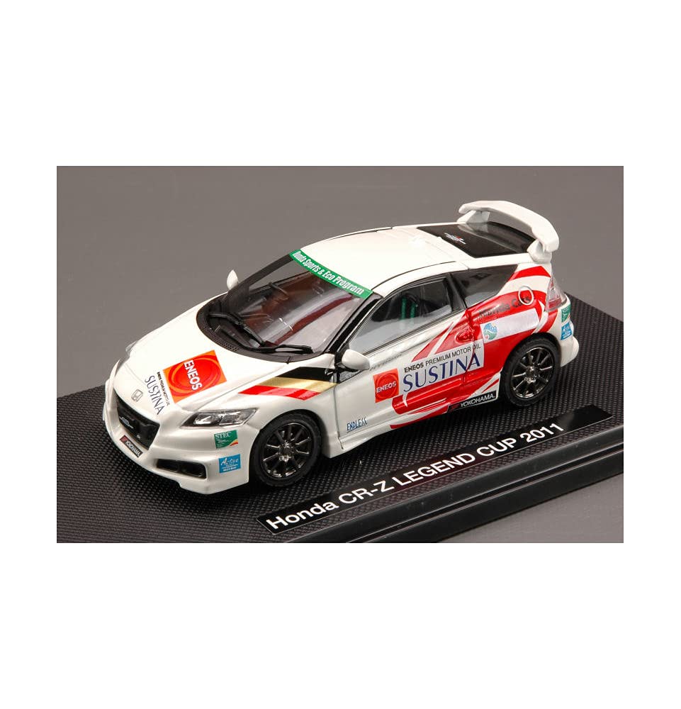 エブロ 1/43 ホンダ CR-Z 無限 レジェンドカップ 2011 ホワイト Amazon.co.jp: エブロ 1/43 ホンダ CR-Z ムゲン レジェンドカップ 2011