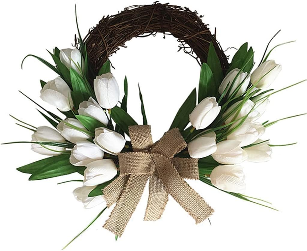 Door White Lintel Wreath Door Wall Hangings Home Wedding Windows Decorations