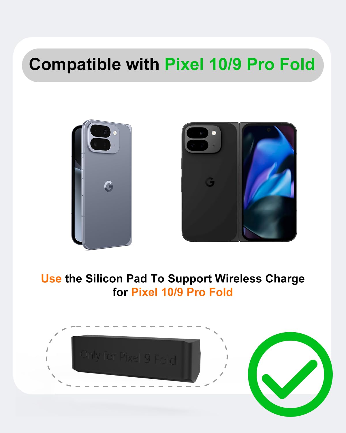 Station de charge sans fil Google, chargeur sans fil pour montre Pixel 10/Pixel