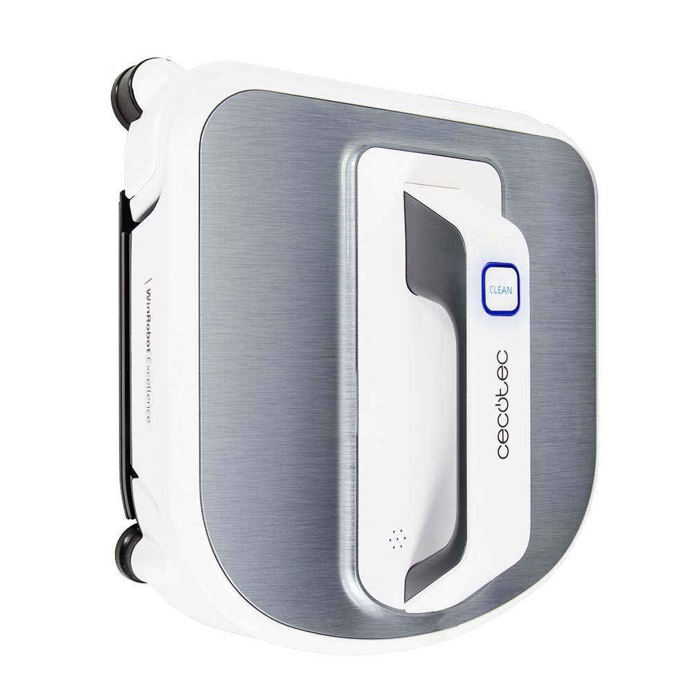 Cecotec Robot limpiacristales Conga WinRobot Excellence navegación Inteligente. Diseño Cuadrado. Potente. 4 Modos de Limpieza. para Todas Las Superficies. 3 Sistemas de Seguridad. Silencioso