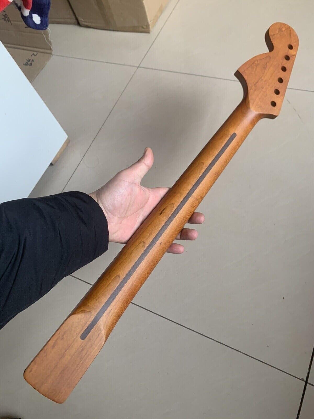 Amazon.co.jp: ラージヘッド ロースト メイプル エレキギター ネック