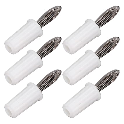 Electrical Connections Tools, Widely Used Used Long Time Banana Socket Long Service Life for Charging Generators for Electronic Equipment(white)